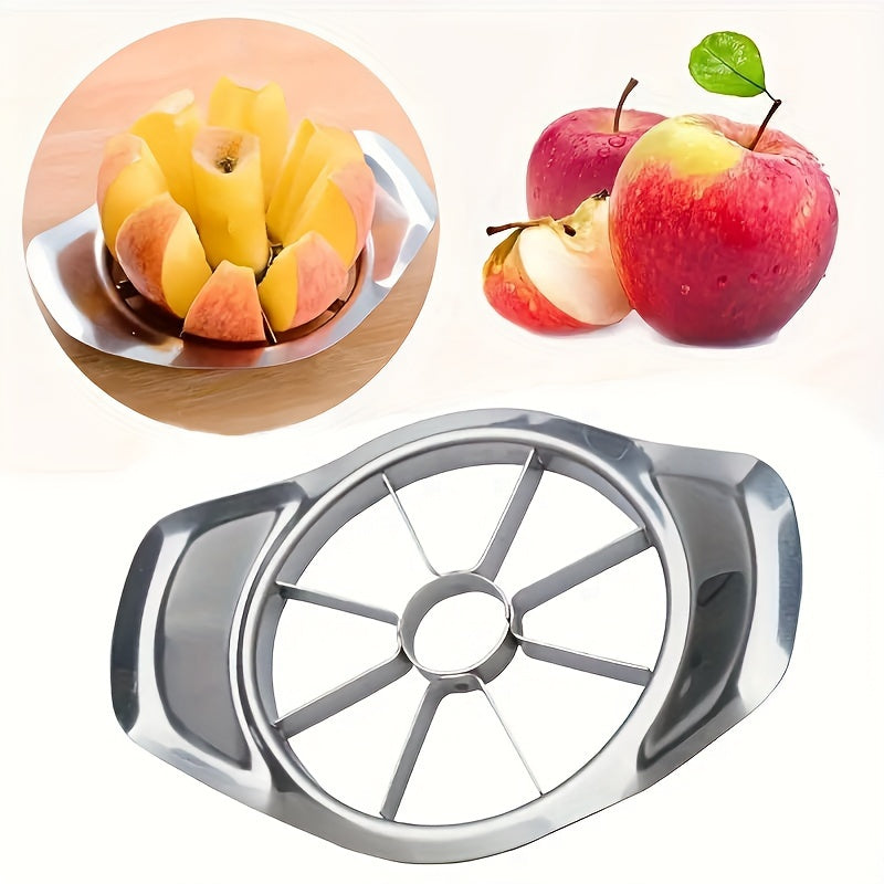 Apple Slicer & Corer made of Stainless Steel - A Durable Kitchen Tool for Precisely Cut Fruits, Great for Home and Dormitory Cooking