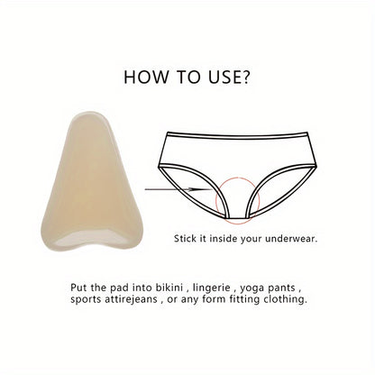 Silicone adhesive pads for bras and swimwear, invisible and waterproof, hand washable.