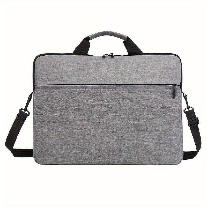 Spacious laptop messenger bag made of polyamide, featuring a durable briefcase design. Suitable for travel and work.