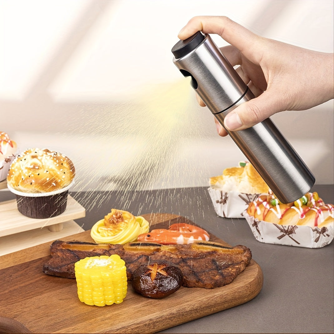 Dripless Oil Sprayer - BPA-Free, Simple Pump for Cooking & BBQ, Must-Have Kitchen Tool with Integrated Spray Nozzle