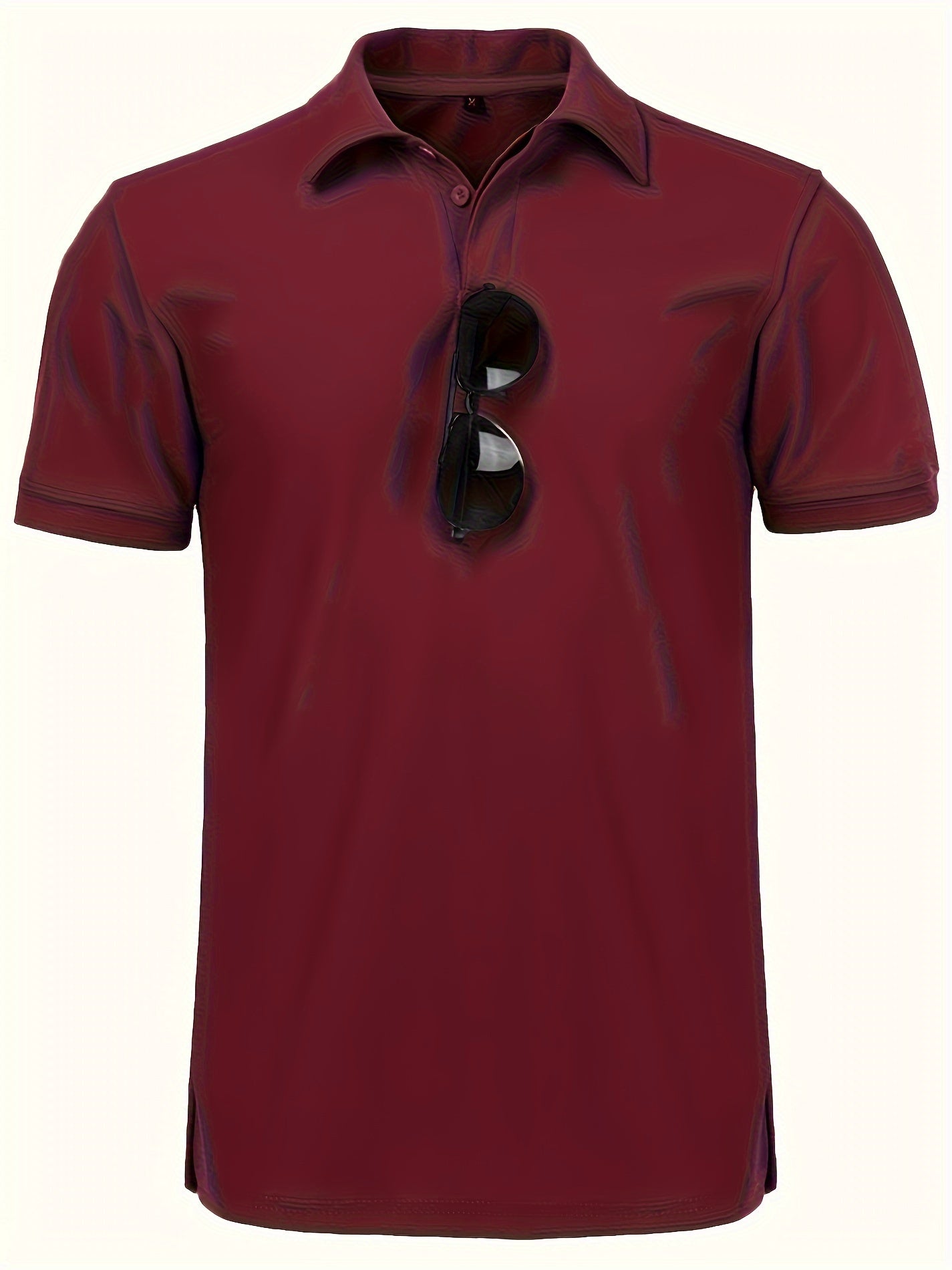 Men's casual stretch sports shirt ideal for golf and tennis during the summer outdoor season.