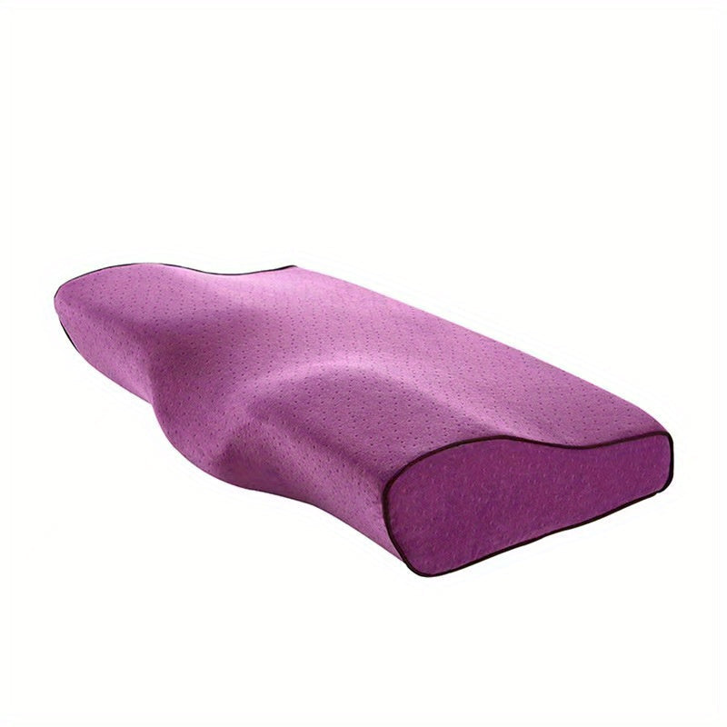 Memory Foam Orthopedic Sleeping Pillow with Head and Neck Support Contour, Ideal for Bedroom or Living Room