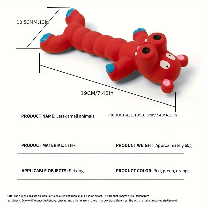 Self-entertaining dog toy made from latex for teeth grinding with teddy bear design.