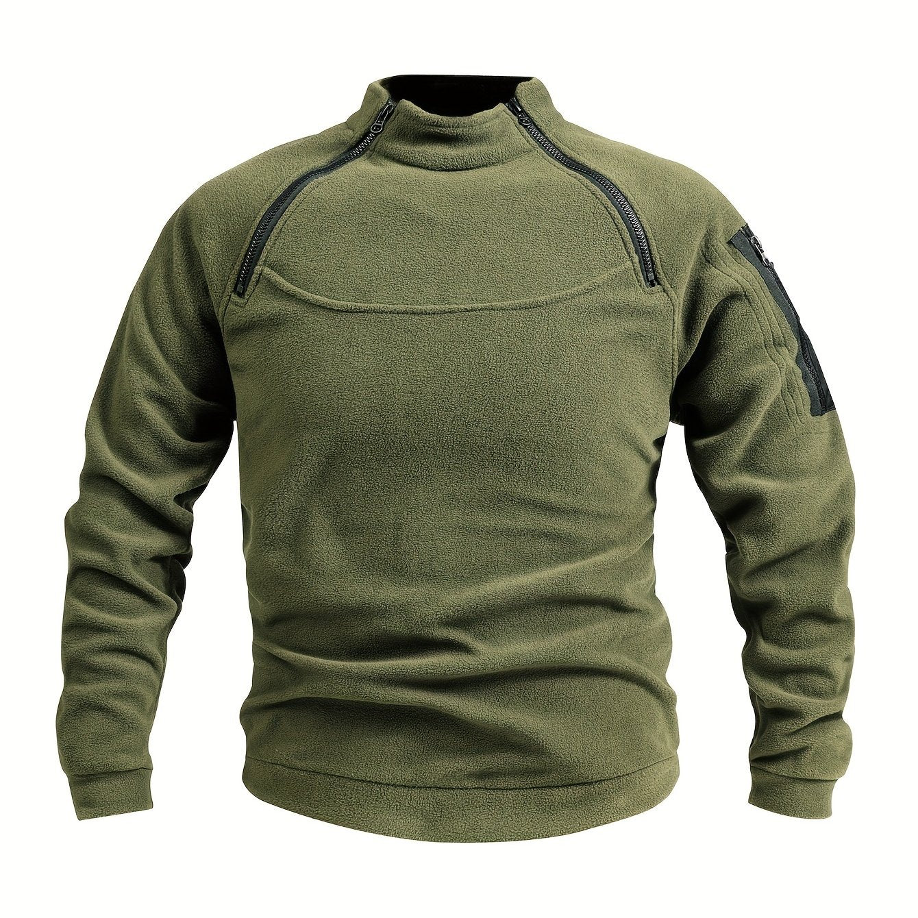 Men's cozy fleece sweatshirt for cold weather.