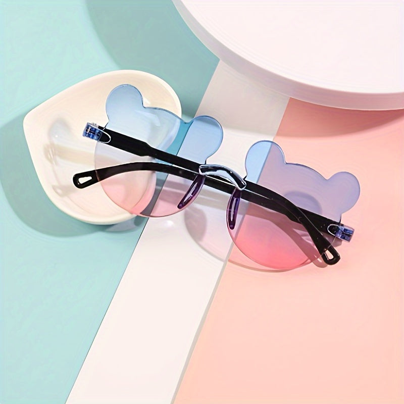 6 Teen Fashion Glasses: Round Butterfly Style, Mixed Color Frame with AC Lens. Ideal for Hiking, Valentine's, Thanksgiving, New Year, Pool Parties, Birthdays, and Gift Bags.