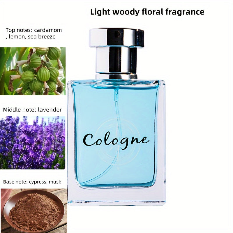 50ml Cologne Ocean Perfume, perfect for Men and Women for parties and dates. Enhances temperament with its woody floral fragrance, suitable for room and bedroom. Long-lasting scent with a