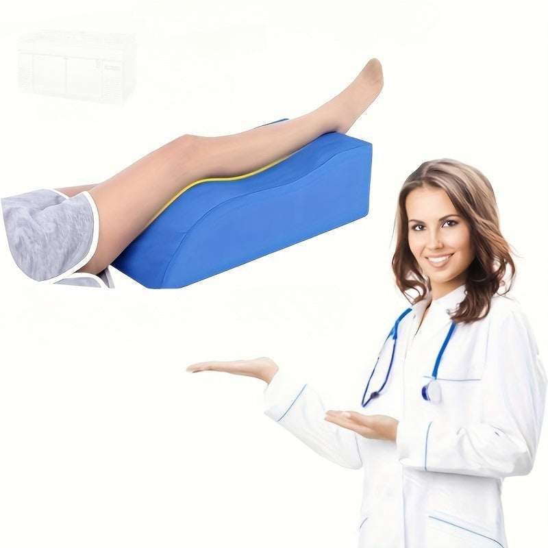 One piece of Medical Posture Cushion, delivered by sea, designed for side sleepers. This Ergonomic Memory Sponge Leg Pillow offers relief for joint and hip pain, promoting better sleeping posture and comfort. Made with breathable, washable polyester