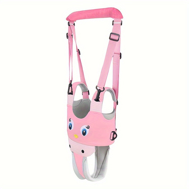 Baby Walker Harness - Toddler Walking Assistant and Handheld Walking Aid. Keep your child safe and secure with this Kids Safety Belt Support. Perfect Infant Walk Learning Trainer Tool for children aged 0-3 years. Made from durable polyester material.