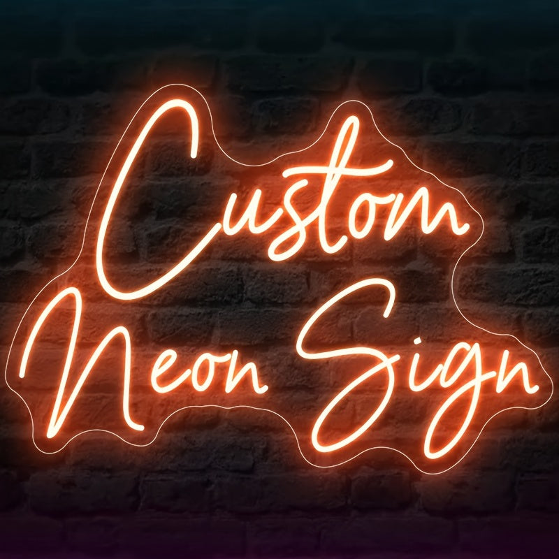 Neon Sign: Bright, Easy to Install Wall Decor for Events | USB Powered, Safe, Energy Efficient | Ideal Home Lighting Gift