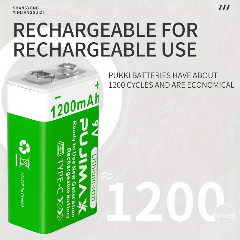 Pujimax Lithium Battery with Type-C Port