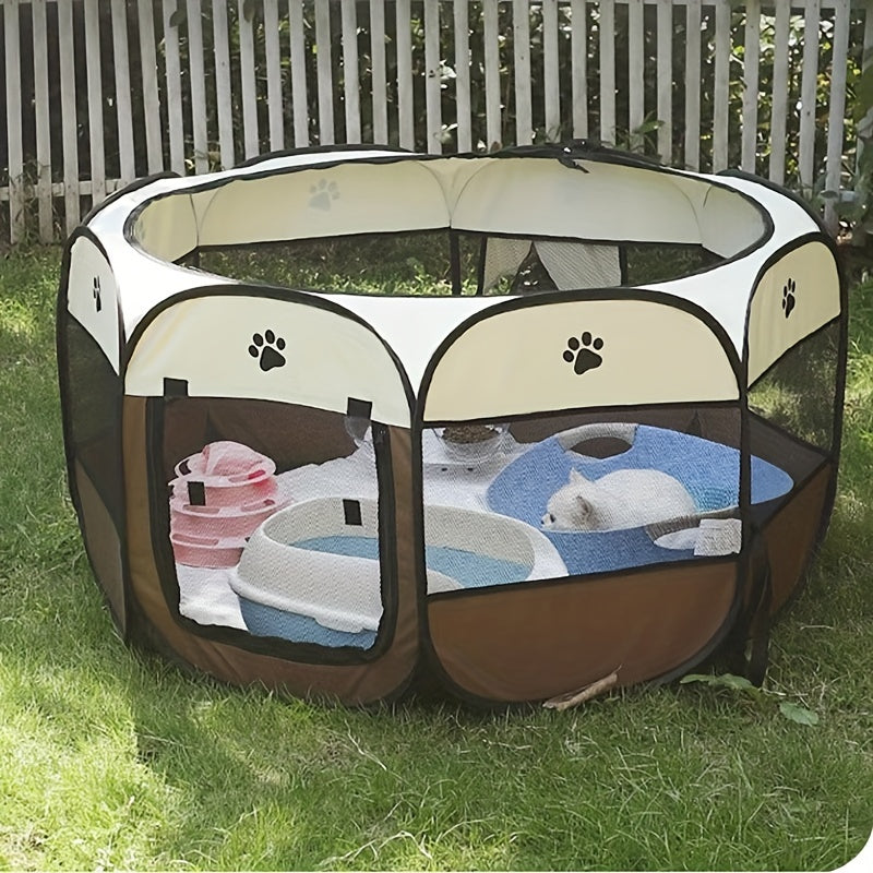 Special dog waiting box tent enclosed cat kennel pet production room.