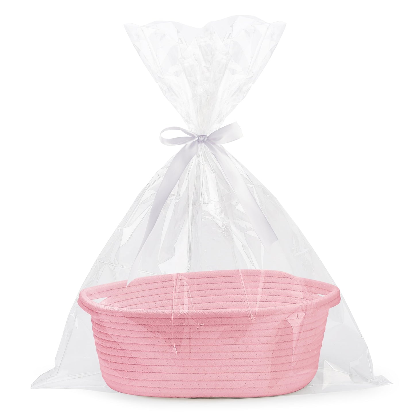 Small Woven Basket with Gift Bag and Ribbon, Ideal for Gift Giving or Storage, Reliable and Long-Lasting Design for Small Items