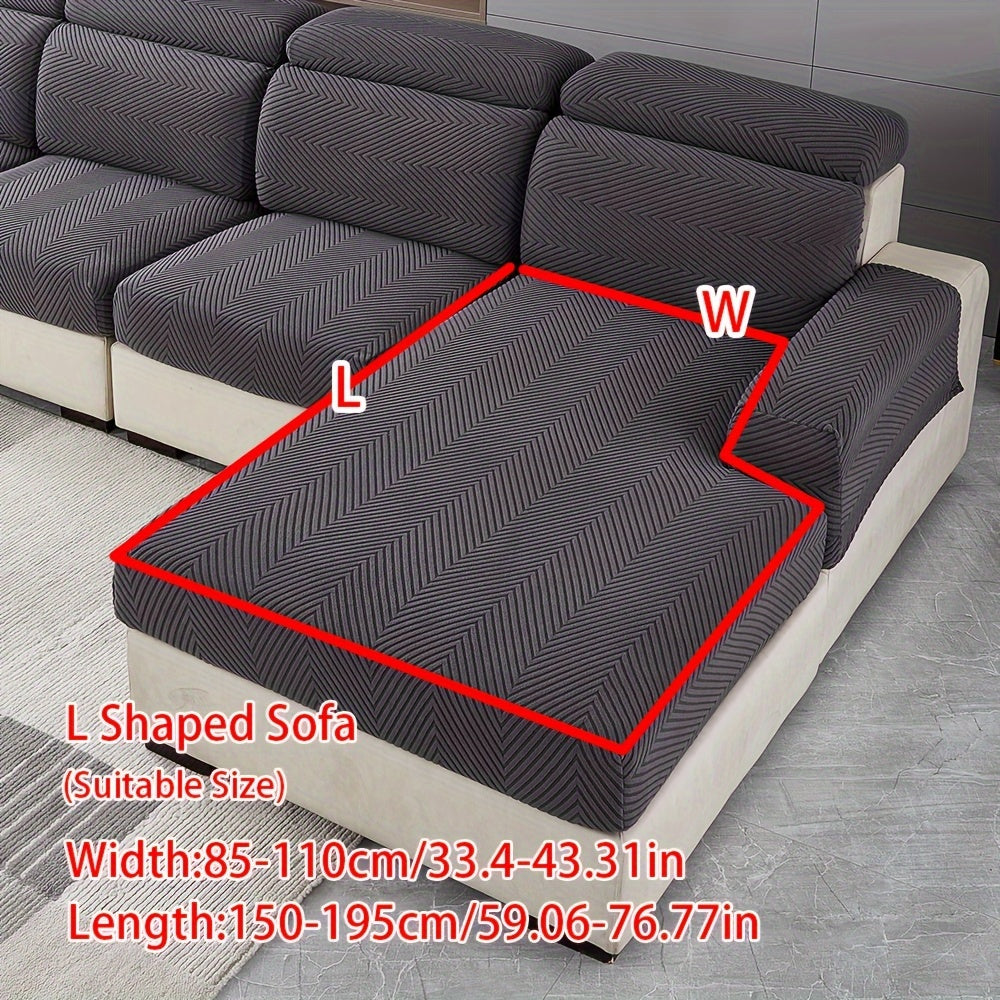 1pc Anti-splash, anti-slip elastic sofa cover for both chic home decor and furniture protection. Sold as single piece.