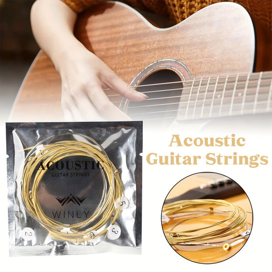 Folk Guitar Strings, Hexagonal Steel Core Acoustic Guitar Strings, Civin Strings.