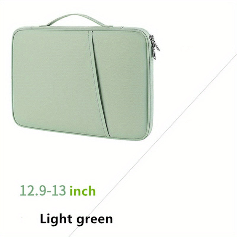 Pad storage bag for tablets and laptops measuring 27.43 cm x 27.94 cm x 32.77 cm. Protects devices in a carrying case with pockets for office supplies.