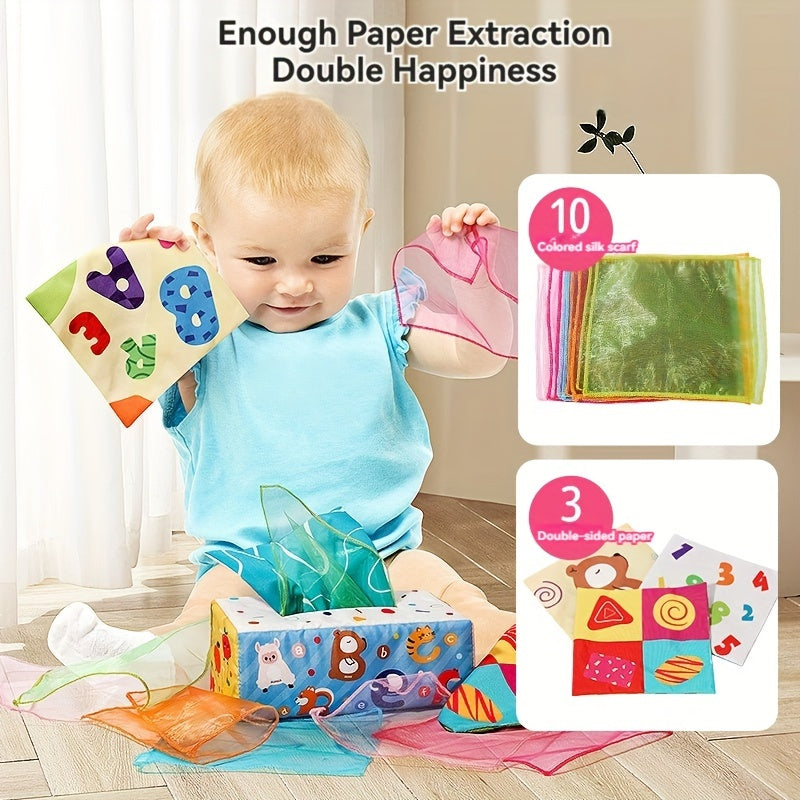 Kids are tearing open the paper towel napkin box to pull out the paper toy with their fingers. This fine motor training activity can help soothe and calm them. A perfect gift for boys and girls for Halloween, Thanksgiving, Christmas, or birthdays.