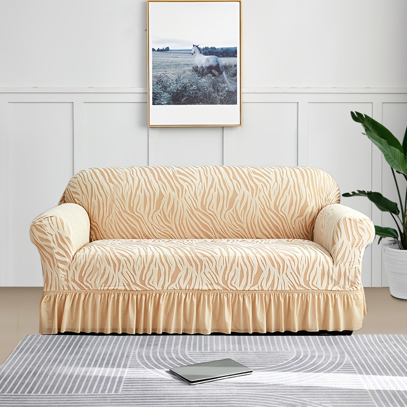 Dustproof sofa slipcover for all seasons, universal fit for couches, protects furniture in home decor.