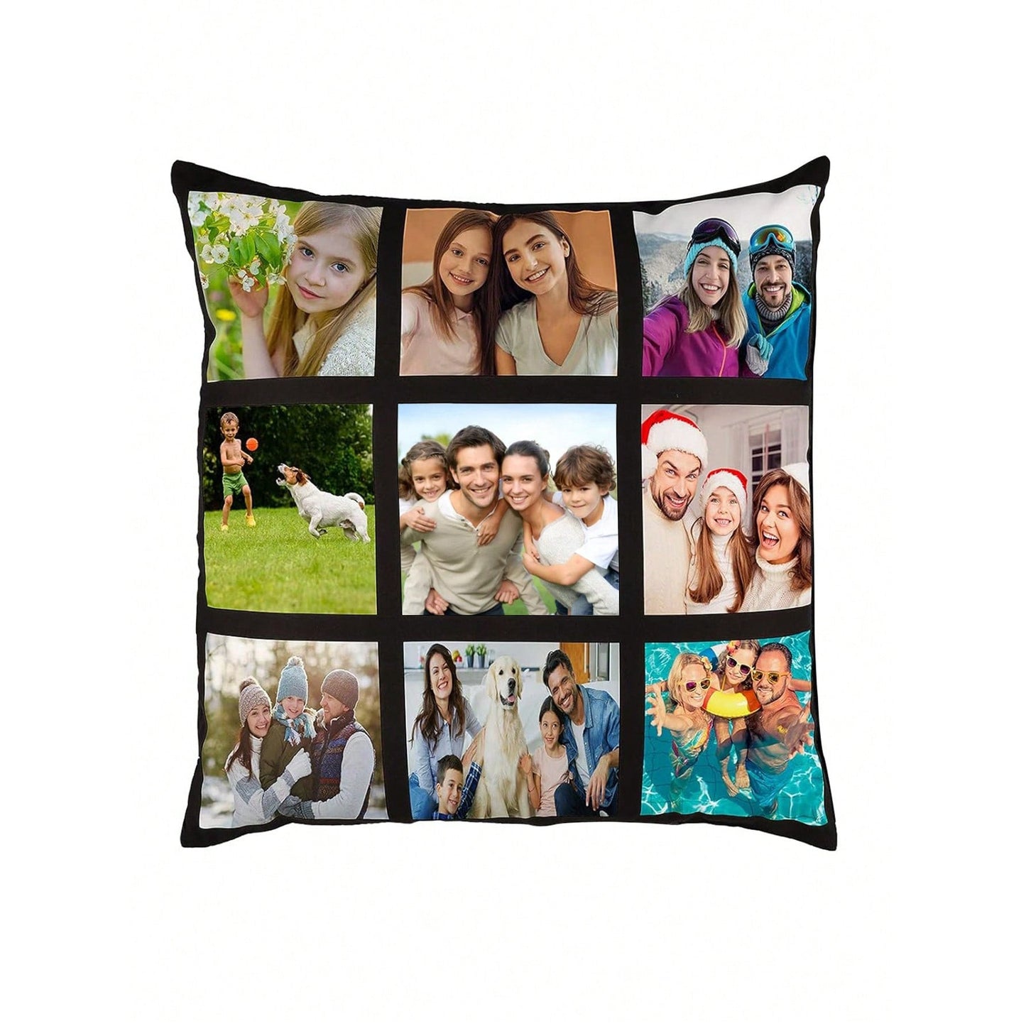 Versatile Custom Single-Sided Printed Pillowcase - Great for Kids, Pets & Loved Ones | Perfect for Weddings, Holidays & Special Events | Made of Soft Polyester Blend | Suitable for Living Room, Bedroom, Car & Beyond | Ideal for Mother's Day, Father's