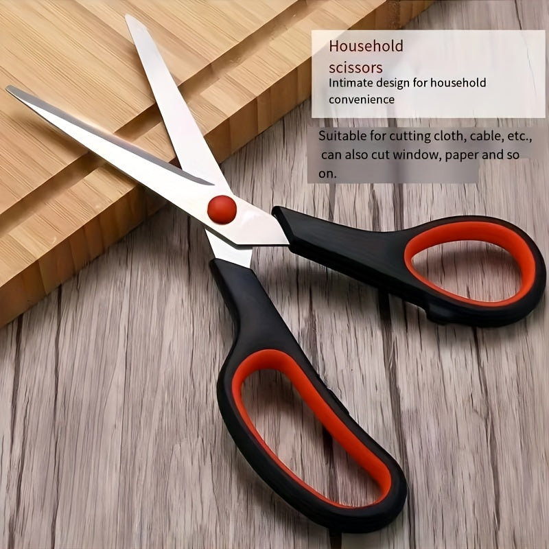 3 piece set of strong, multifunctional stainless steel kitchen scissors for cutting chicken bones and walnuts.