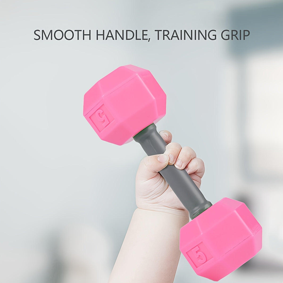 Set of 2 Baby Mini Dumbbell Toys with Sensory Features