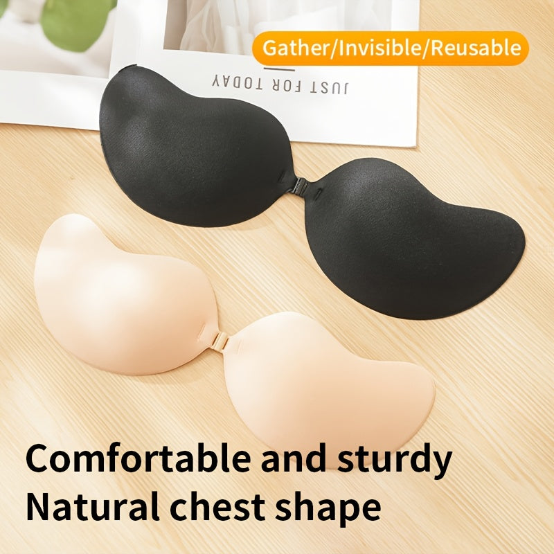 Thick polyester spandex bra pads to lift small breasts and enhance photoshoots and weddings.