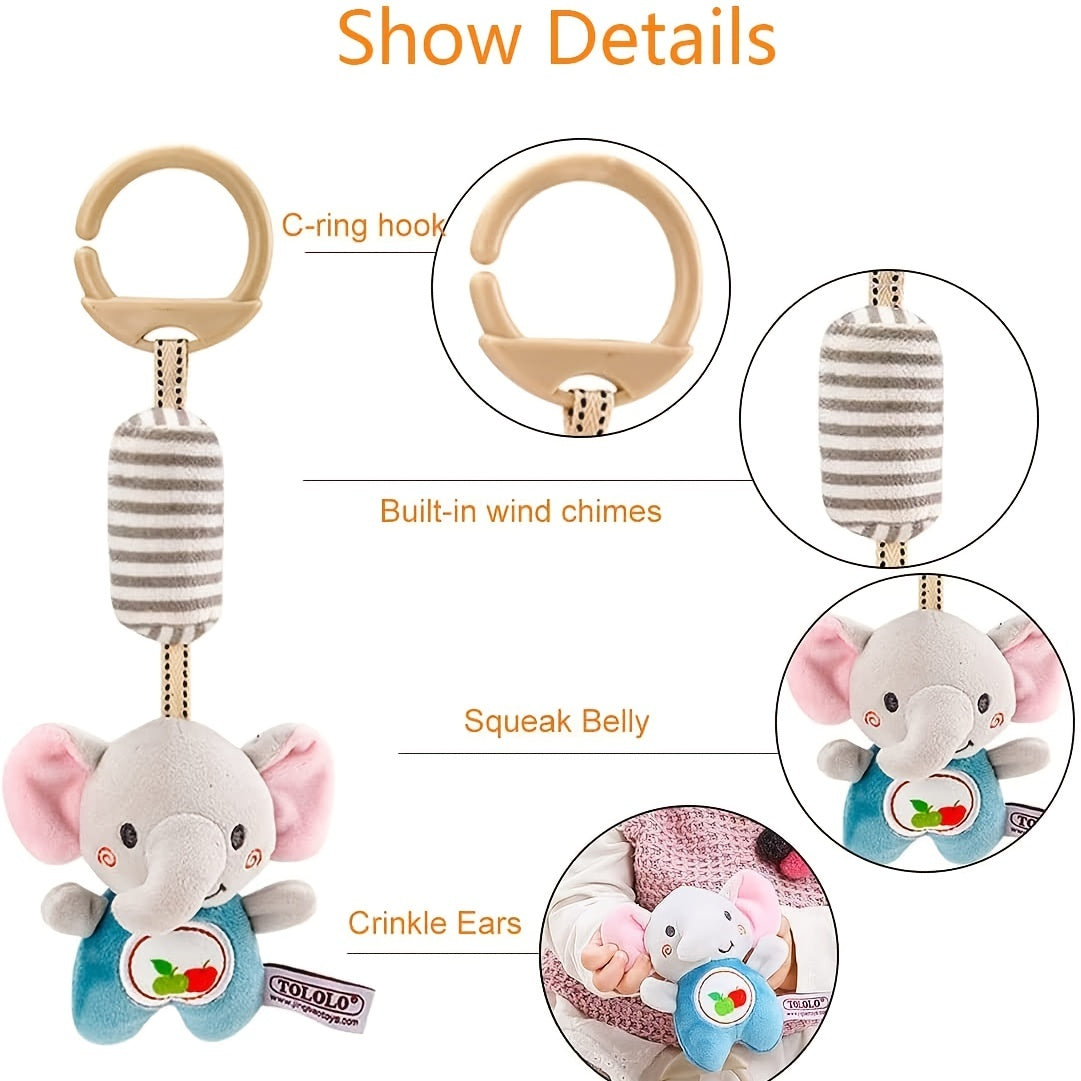 Vibrant Baby Activity Toys: TOLOL Stroller Toys, Hanging Crib Toys, Wind Chimes & More - Ideal for Babies aged 3-12 months!