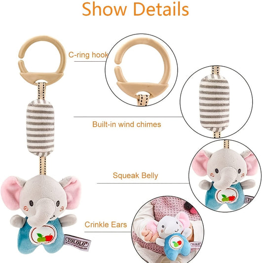 Vibrant Baby Activity Toys: TOLOL Stroller Toys, Hanging Crib Toys, Wind Chimes & More - Ideal for Babies aged 3-12 months!