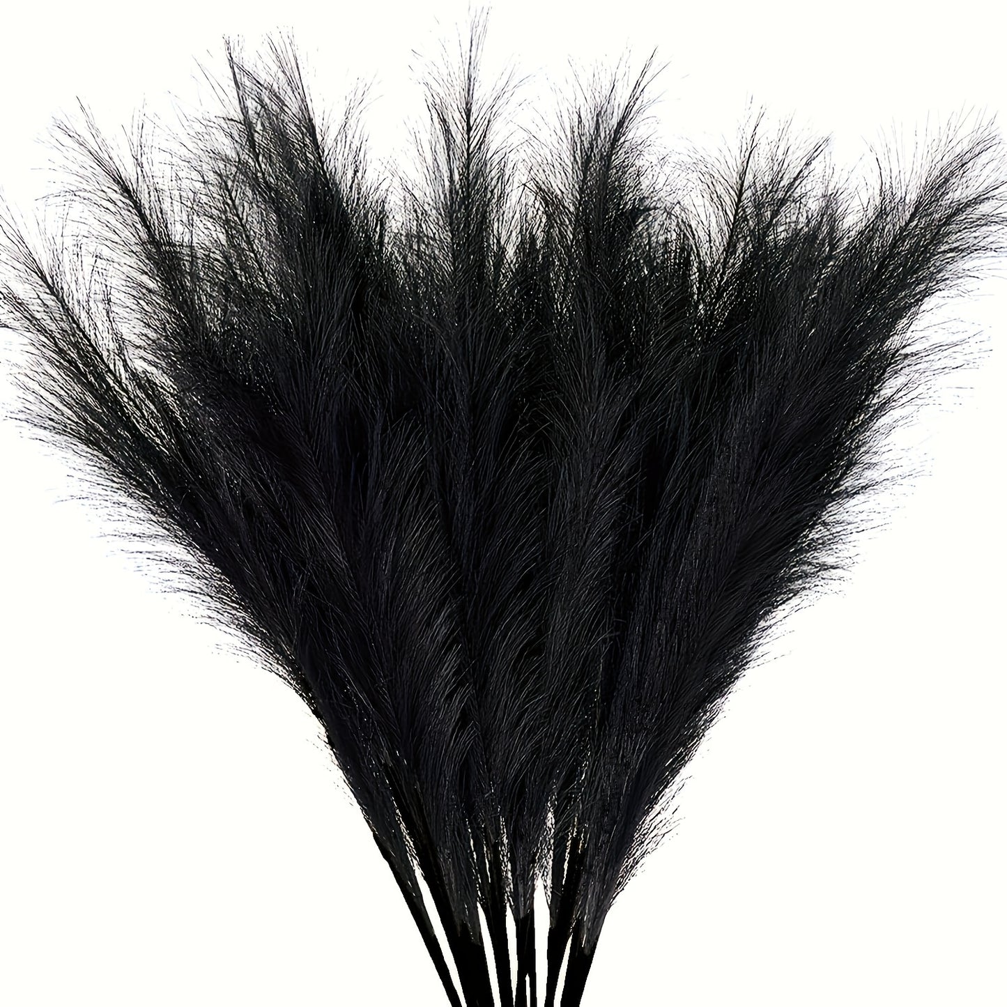 12 Bohemian fabric pampas grass decorations, 54.86cm artificial plants for tabletop, suitable for various holidays - no container included