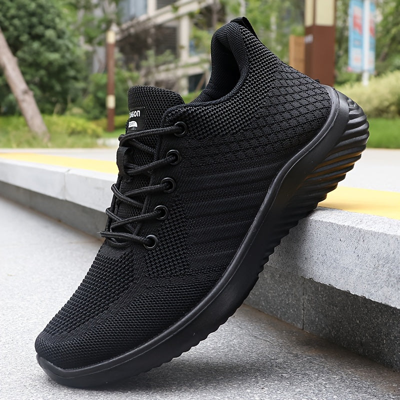 Men's Breathable Knit Loafers with Slip-On design, Comfortable Non-Slip Sole, Casual Style, Ideal for Outdoor Activities throughout the year.