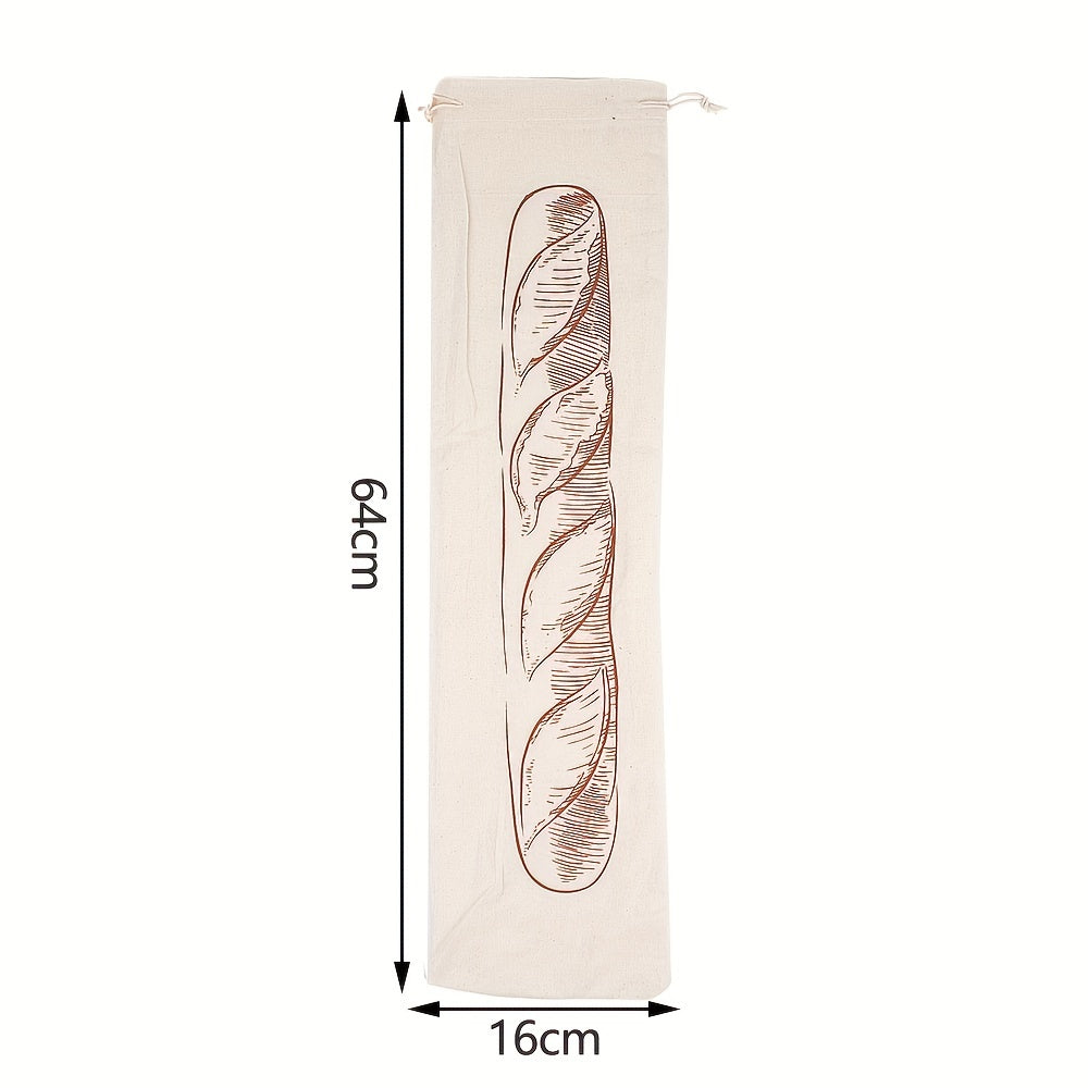 Экобейк Многоразовый Льняной Мешок для Хлеба - безопасный для пищи прямоугольный мешок, идеально подходящий для хранения artisan хлеба и домашних буханок. Изготовленный из небелого льняного материала, этот хлебный контейнер экологически чистый и прочный.
