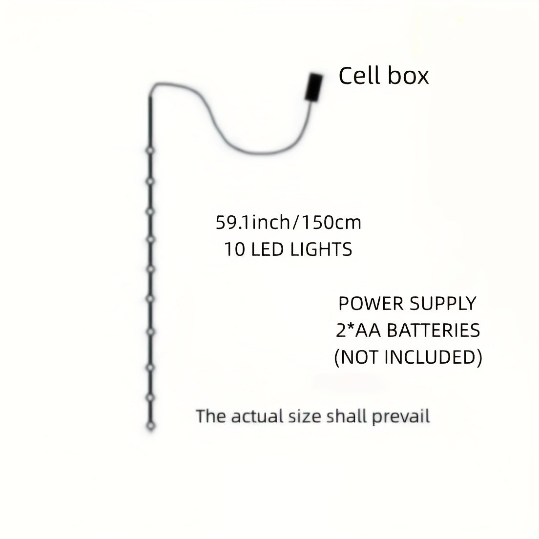 Reindeer LED string lights for holiday and wedding decor, battery-operated and versatile for various settings. Good for trees, curtains, wreaths, gardens, and bedrooms. (Batteries not included)