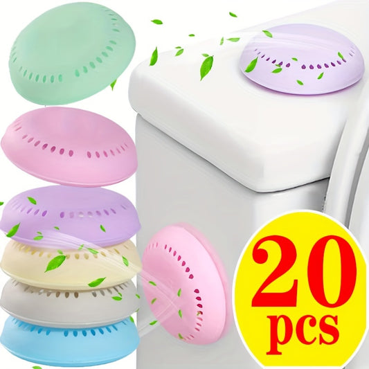 20pcs Cartoon Patterned Self-Adhesive Air Freshener Tablets - Reusable Aromatherapy Deodorant for Home, Car, Bathroom, Bedroom, Wardrobe, Toilet.