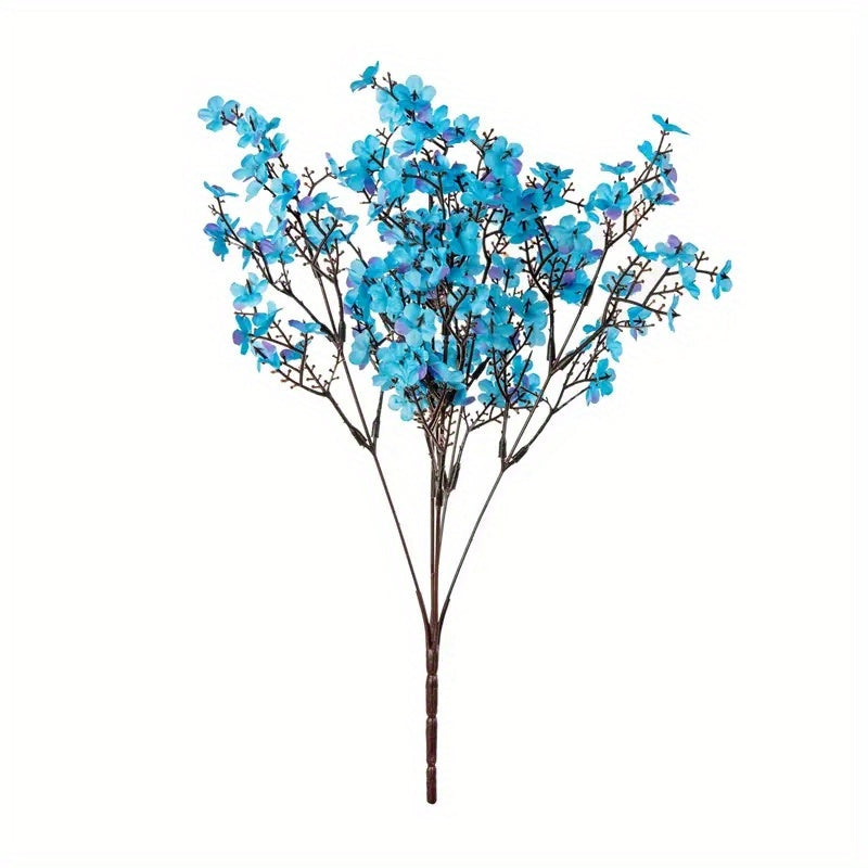 4 Lifelike Artificial Cherry Blossom Flowers - Ideal for Weddings, Engagements, and Home Decor.