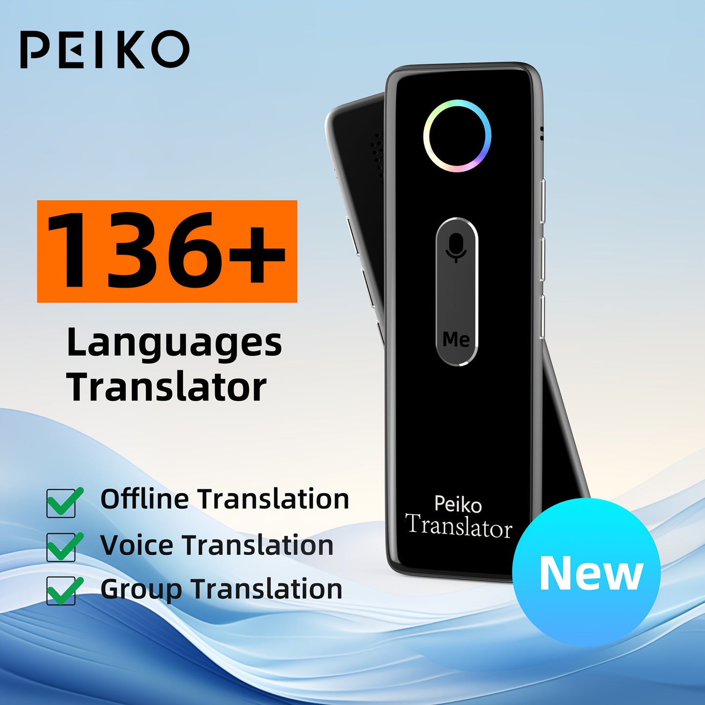 Durable gadget supports 136 languages for accurate two-way translation on-the-go.