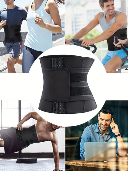 Men's Adjustable Sweat Waist Trainer Belt - Body Shapewear for Men