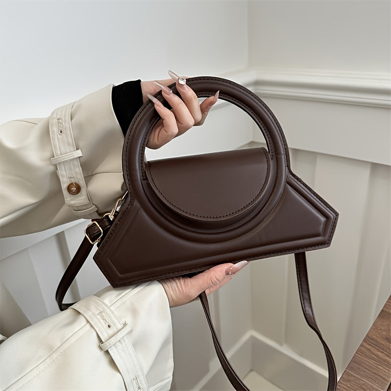 Women's trendy high-end handbag for fashion commuting.