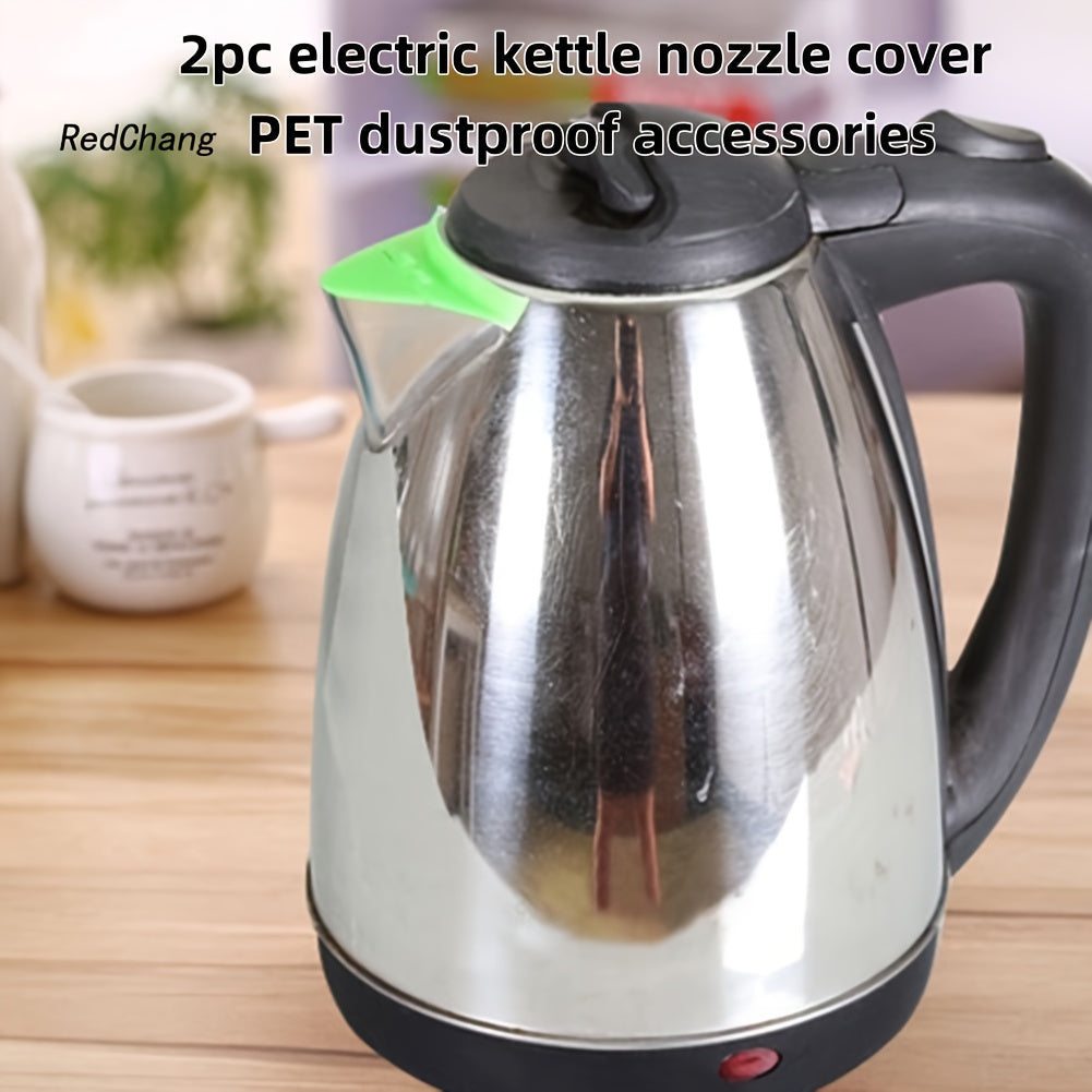 Set of 2 Sturdy ABS Electric Kettle Nozzle Dust Covers, Must-Have Kitchen Essentials for Regular Kettles