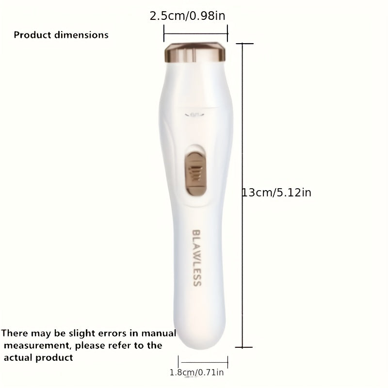 3-in-1 Electric Hair Removal Set for women - USB rechargeable, facial trimmer, nose hair clipper, full body depilatory, lithium battery, ideal gift.