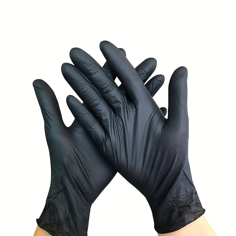 10/20/30 Black Nitrile Gloves for various uses.