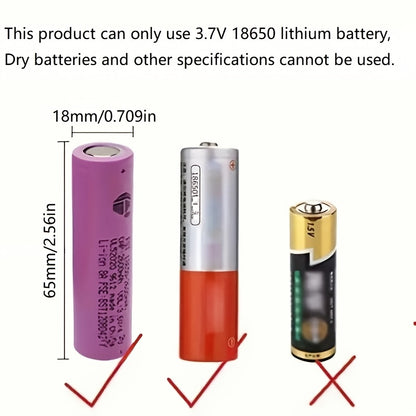 DIY power bank case for 8x18650 batteries, with dual USB Type C charging, made of ABS material. Uncharged storage box (batteries not included).