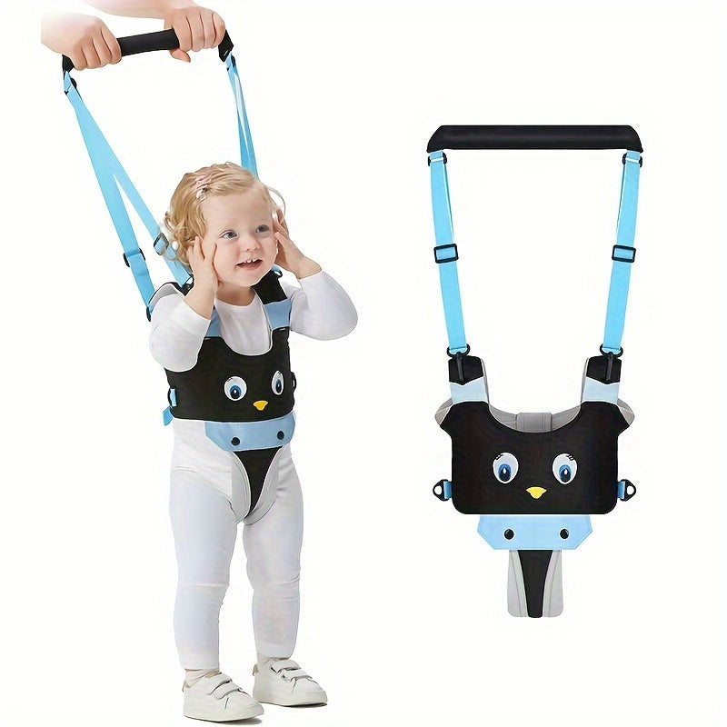 Baby Walker Harness - Toddler Walking Assistant and Handheld Walking Aid. Keep your child safe and secure with this Kids Safety Belt Support. Perfect Infant Walk Learning Trainer Tool for children aged 0-3 years. Made from durable polyester material.