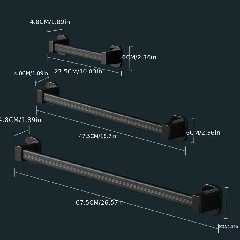 Long-lasting Aluminum Slipper Rack - Easy Wall Mount for Bathroom & Door, Prevents Slipping without the need for drilling.