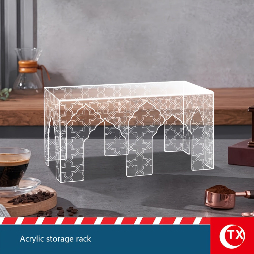 Introducing a range of shelves inspired by Ramadan, featuring a castle motif and available in three sizes. These versatile shelves are ideal for organizing household items, showcasing collectibles, serving cakes and desserts at gatherings, and displaying