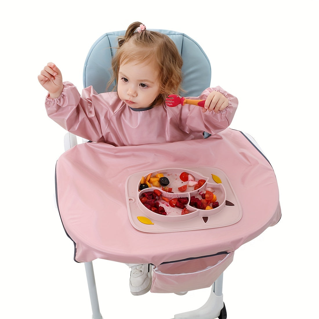 Bibs for Babies: Waterproof, Anti-dirty, Stain and Odor Resistant, with Sleeves, Perfect for Highchairs and Playtime - Suitable for Ages 6-36 Months