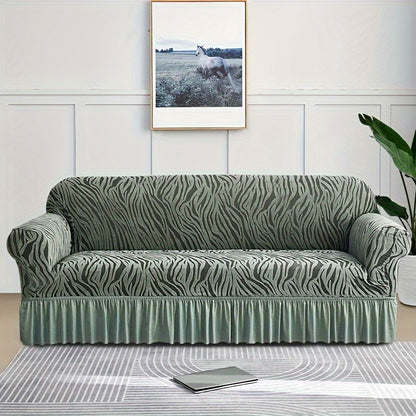 Dustproof sofa slipcover for all seasons, universal fit for couches, protects furniture in home decor.