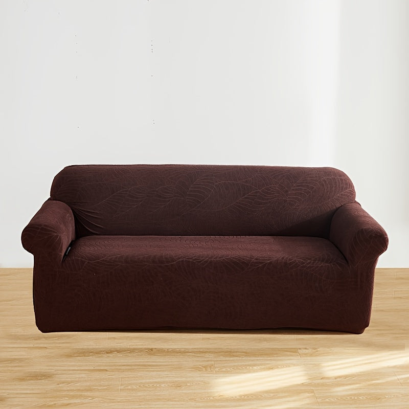 Stretch Sofa Cover with Embossed Design, Fits All Furniture in Nordic Minimalist Style.