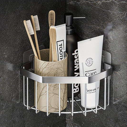 Stainless Steel Kitchen Sink Organizer Rack for Cleaning Supplies with Sponge Holder