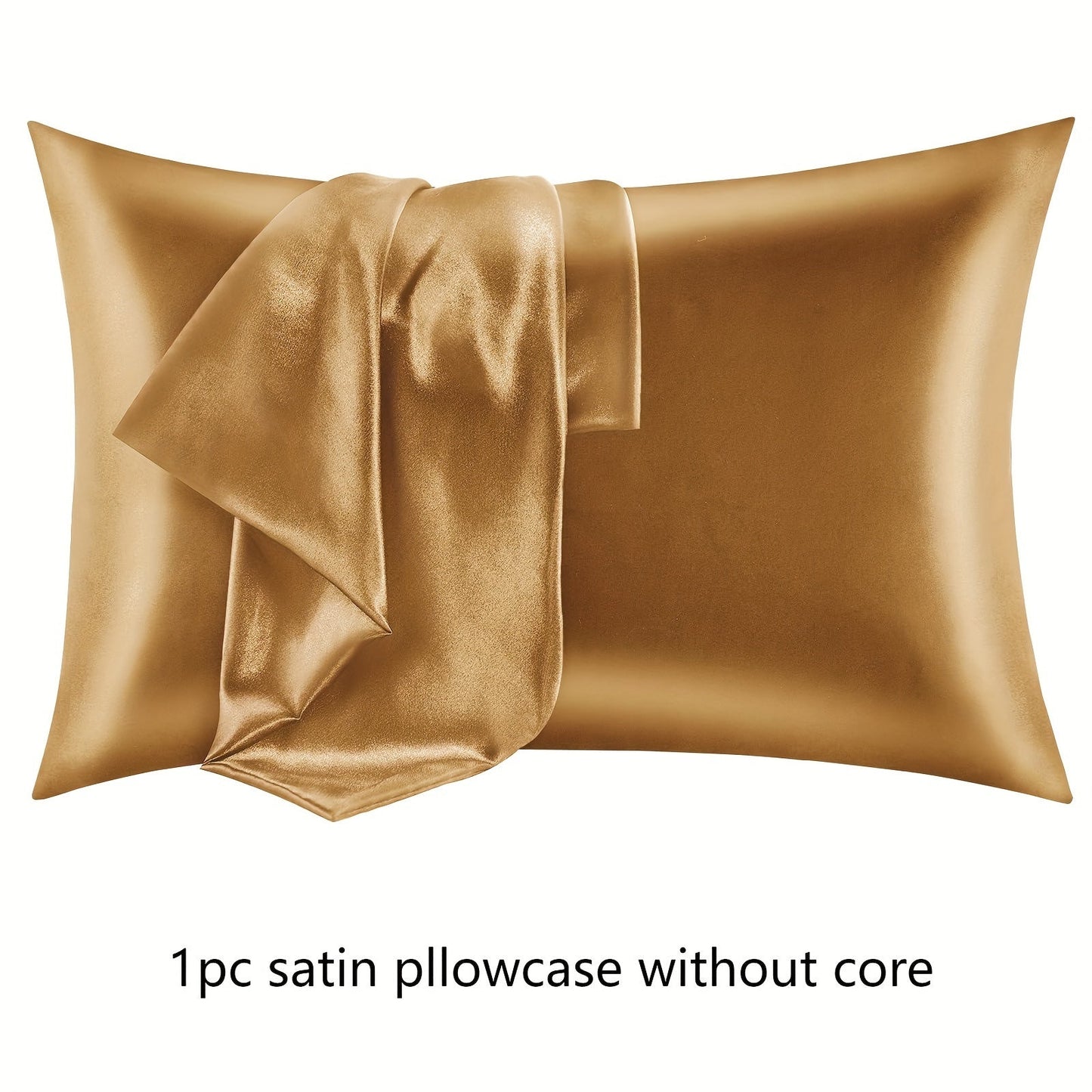 Purchase the luxurious Cool Soft Deluxe Satin pillowcases in black, measuring 50.8x76.2 cm. These pillowcases are designed specifically for hair and skin care. The set includes one Queen Size satin pillowcase with envelope closure, perfect for keeping