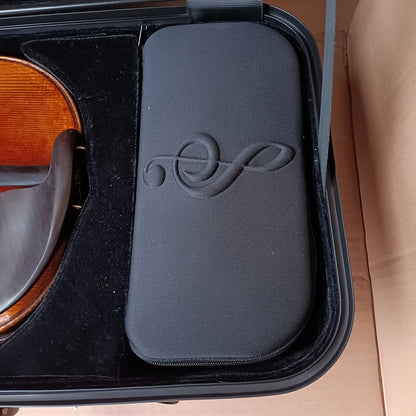 L&K Ultra Light Violin Box with Composite Brazed Square design, Waterproof, Wear-resistant, Air Checked, Password Lock, Music Bag, Hygrometer.