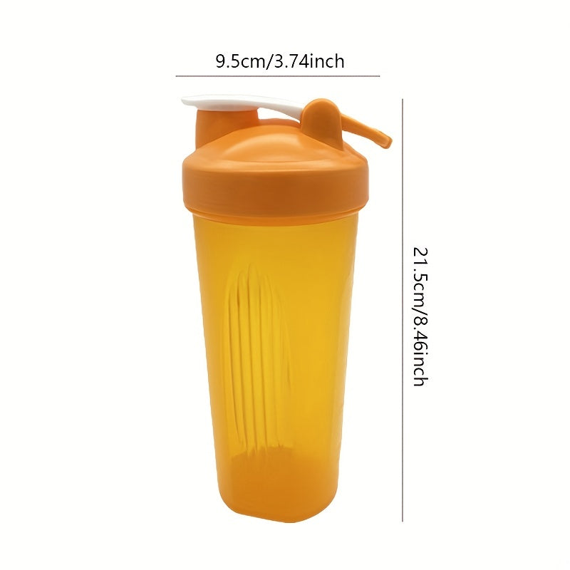 600ml Protein shaker cup for gym, fitness, and sports - ideal for summer beverages and back to school.